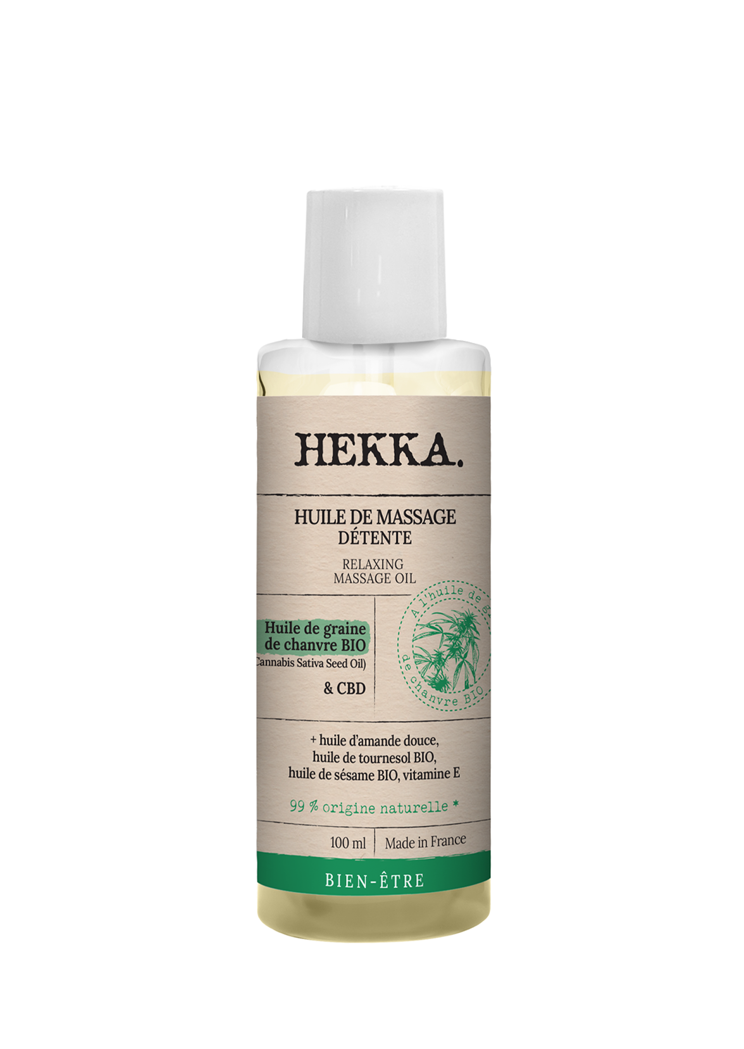 Huile massage